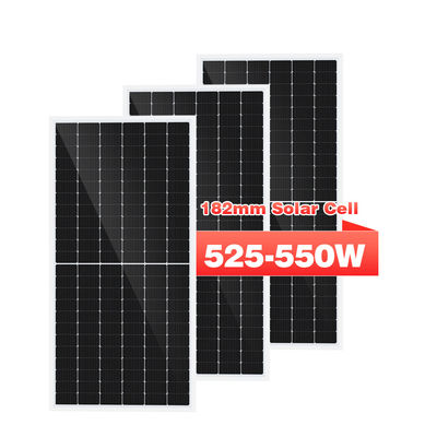 Qualidade  Transparent 450w 500w 540w Mono Bifacial Solar Panel System For Home Fábrica