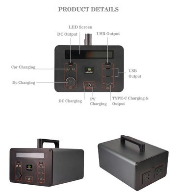 Central elétrica recarregável do gerador da bateria Lifepo4 Wh 1000 150w 350W 500wh para o carro elétrico