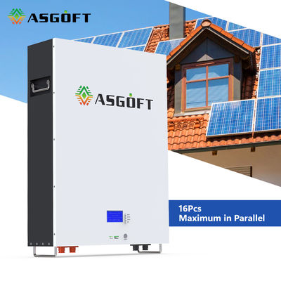 Volt híbrido 5KWh da bateria solar 51,2 V 48 de Powerwall do lítio da grade LiFePO4
