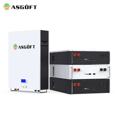 Volt híbrido 5KWh da bateria solar 51,2 V 48 de Powerwall do lítio da grade LiFePO4
