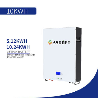 Bateria de ligar/desligar do volt 10kw Powerwall Lifepo4 da grade 48 da casa do armazenamento de energia solar 48v do agregado familiar 5kw 10kwh 200ah