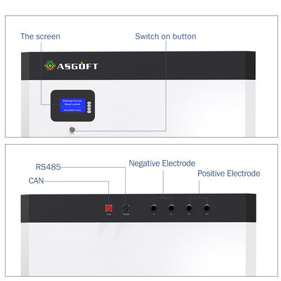 Armazenamento recarregável da bateria solar do lítio do OEM 48v 200ah 5kw 100ah Lfp48v200ah