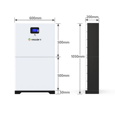 O ferro do lítio fosfata a bateria solar 51.2v 400ah de Lifepo4 Powerwall