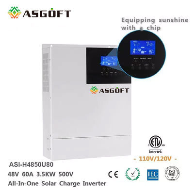 MPPT 5KW híbrido fora do controle solar do inversor 48V 80A Smart WiFi da grade