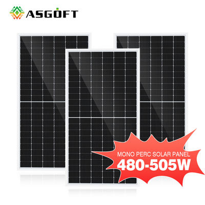 pilha de painéis Monocrystalline fotovoltaico solar 132pcs de 500W 182x182mm picovolt