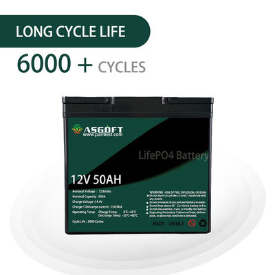 Bloco da bateria de lítio de CETL Lifepo4 50ah 12V recarregável para o veículo elétrico 8kg