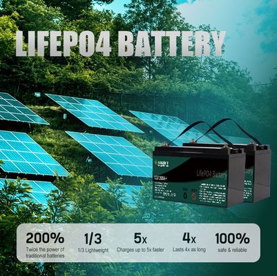 bloco 200ah 100ah 120ah 240ah 400ah da bateria de lítio de 12.8v 12V para o barco de vela do carrinho de golfe