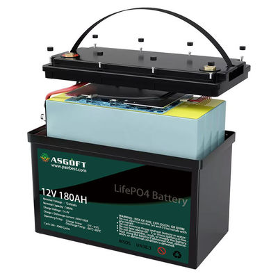 ODM profundo do ciclo do bloco recarregável da bateria de lítio de 180ah Lifepo4 12V