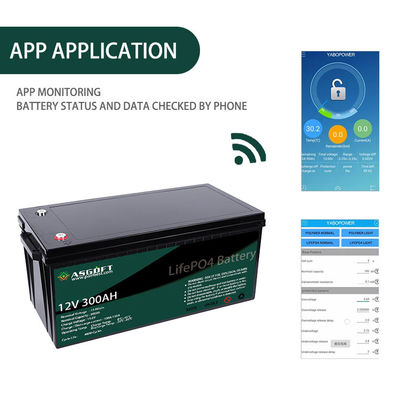 Bloco da bateria de lítio de BMS Lifepo 4 300AH 12V para o sistema EV do armazenamento de energia da casa