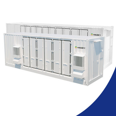 LiFePO4 o lítio solar ESS Containerized o inversor 1MW 2MW 3MW do sistema do armazenamento de energia