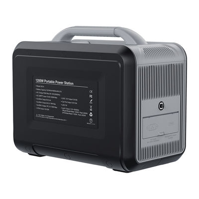 banco do poder da central elétrica da carga de 1200W 2000Wh 5V 12V para o carregador portátil exterior da fonte de alimentação de USB*4 PD*4 DC*2