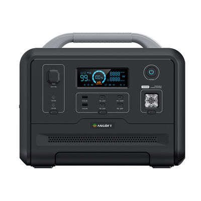 banco do poder da central elétrica da carga de 1200W 2000Wh 5V 12V para o carregador portátil exterior da fonte de alimentação de USB*4 PD*4 DC*2