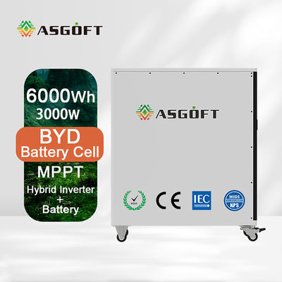 Geração móvel da saída do inversor do bloco 3KW da bateria de BESS Portable 6Kwh lifepo4