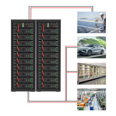 Rack de alta tensão estilo Lifepo4 Bateria 15kwh 20kwh 30kw 50kw 100kw Sistema de energia industrial