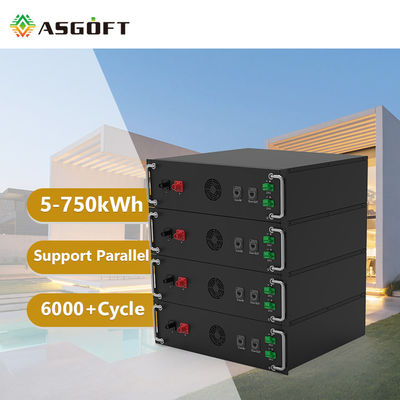 Rack de alta tensão estilo Lifepo4 Bateria 15kwh 20kwh 30kw 50kw 100kw Sistema de energia industrial