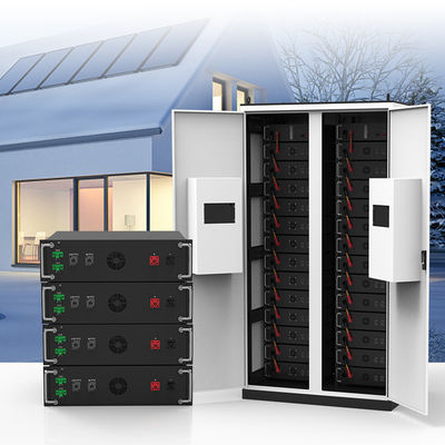 Bateria de armazenamento de energia solar comercial de 100kwh 200KWH Lifepo4 Sistema de energia de bateria de inversor híbrido