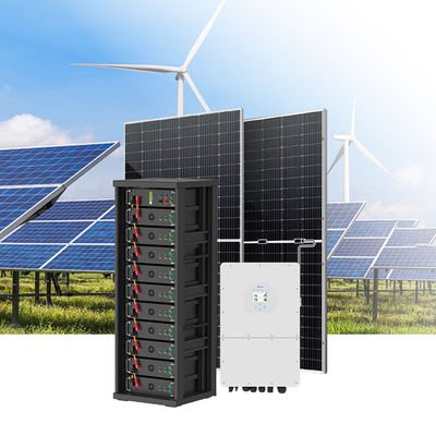 Alta tensão 15kwh-750kwh Bateria de ferro de lítio Lifepo4 51.2v 100Ah Bateria montada no rack Bateria de íons de lítio