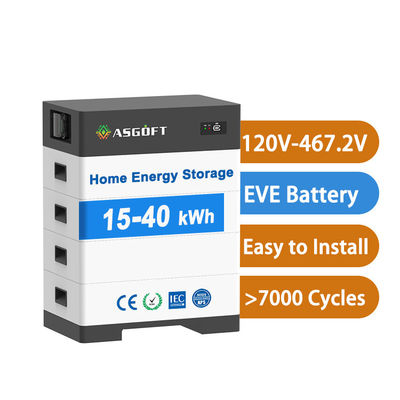 Bateria solar de alta voltagem 15kw-40kw Sistema de energia solar doméstico Banco de energia solar com bateria de lítio