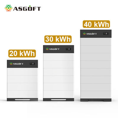 Sistema de caixa de bateria solar 15kwh 20kwh 25kw 30kw 35kw 40kw gerador solar empilhável