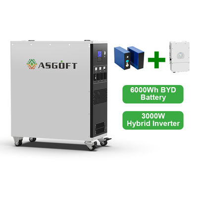 Estação de energia portátil 3000w Inverter tudo em um Lifepo4 Bateria de lítio 90-450VDC MPPT Tensão de operação