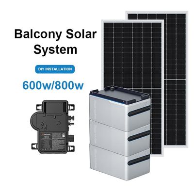 Alemanha Armazém PV Sistema Solar Balcão Central Elétrica 600W 800w Balkonkraftwerk