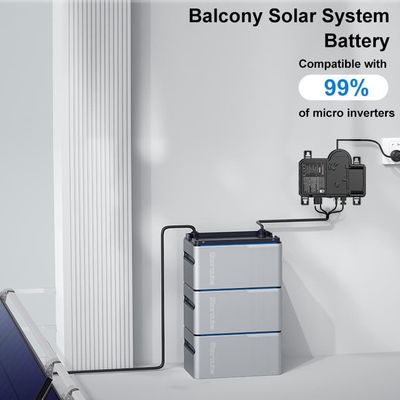 Micro Inverter Balcão Sistema Solar 800w Balcão Bateria Solar Com Painel Solar