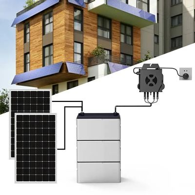 Micro Inverter de Armazém Alemão 800w Balkonkraftwerk Sistema Solar On Grid Para Balcão