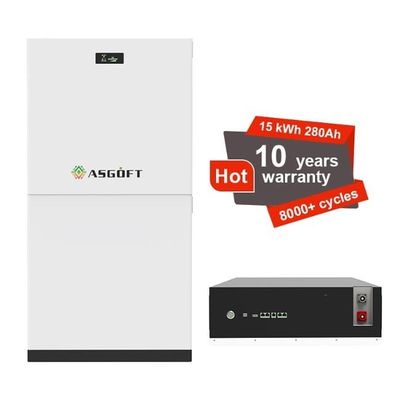 51.2V 280Ah bateria de armazenamento de energia doméstica 15kWh bateria de íons de lítio de ciclo profundo