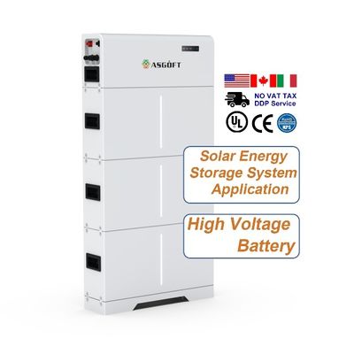 Home Armazenamento de energia de alta tensão 10kwh 15kwh 20kwh Solar Lifepo4 Bateria de lítio