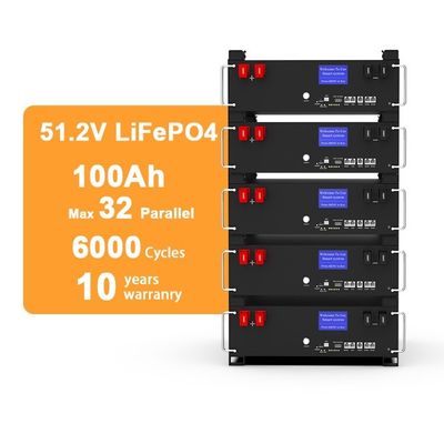 51.2v 100h Lifepo4 5kw 10kw 20kw Energia renovável Lifepo4 Bateria de lítio