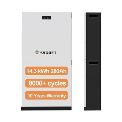 8000 ciclos Bateria solar LiFePO4 51.2V 280Ah Bateria de armazenamento de energia de 15Kwh