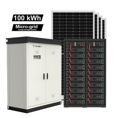 Sistema de armazenamento de energia solar de fábrica Completo 50kW 60KW 70KW 100KW híbrido