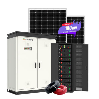 OEM/ODM Industrial e comercial Sistema de energia solar em rede 100KW Bateria solar